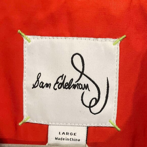 Sam Edelman. Size Lg. Mid-length. Poppy Orange. Gorgeous Trench! - Picture 12 of 16